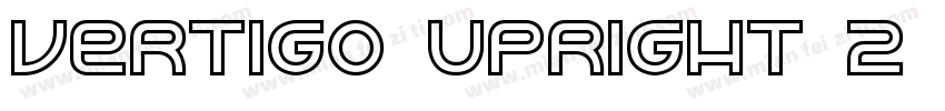Vertigo Upright 2 BR字体转换
